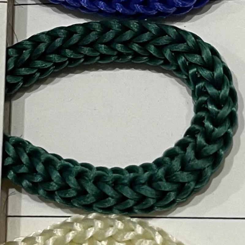 Vibrant 4mm Nylon Crochet Cord for Hand-Woven Macrame and Bracelets – Multiple Length Options