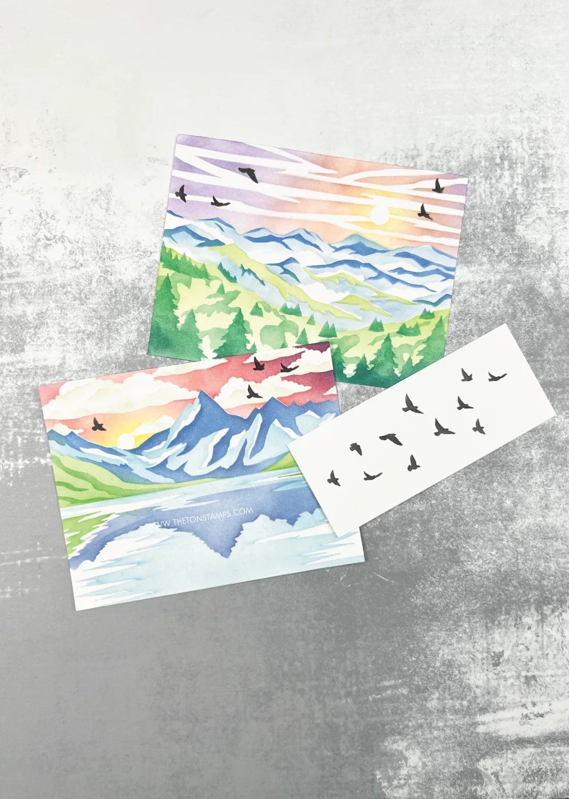 Description Picture 5 of itemMountains Sakura Palm Layering Stencils Metal Cutting Dies For DIY Scrapbook Craft Decoration Embossing Template 2024 Summer