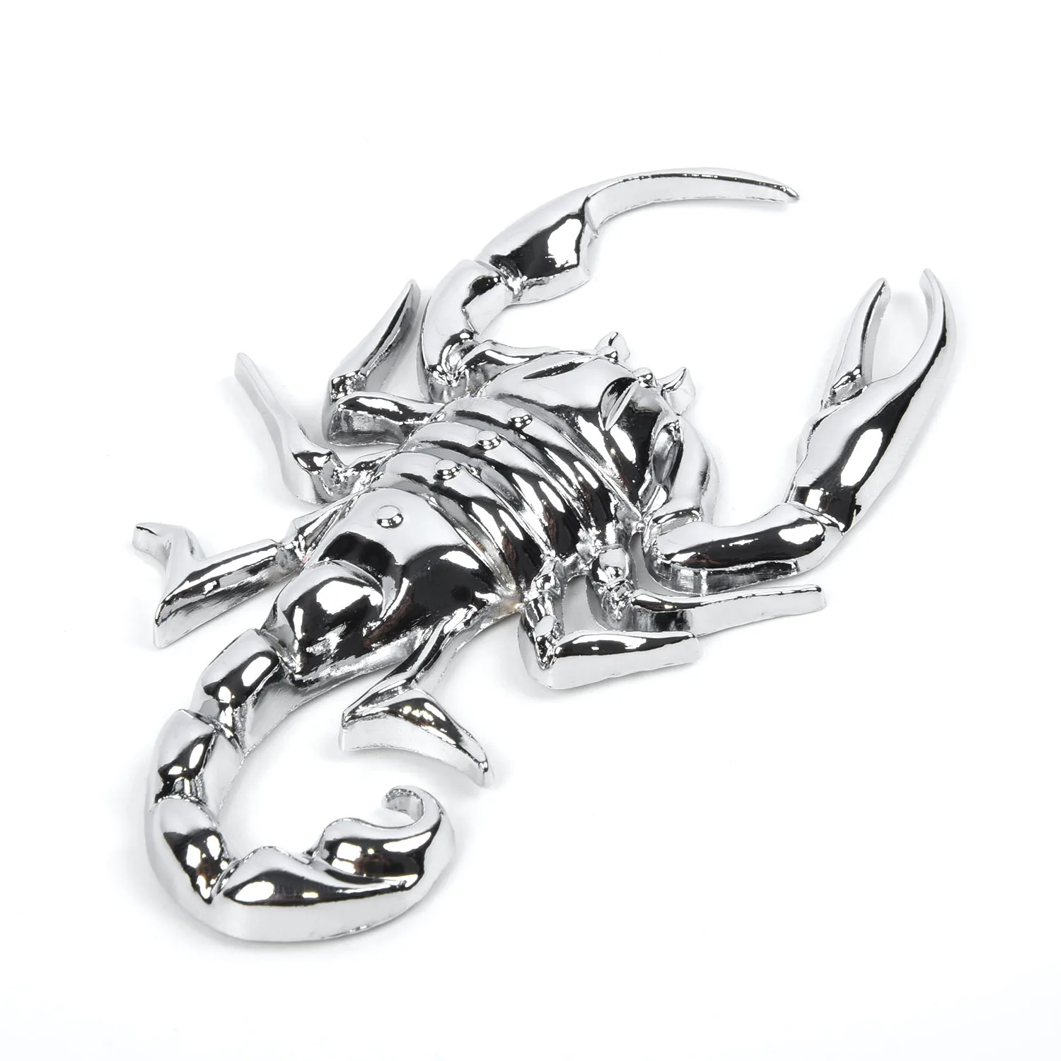 Car Sticker Car Trunk Emblem 3D Sticker Paster Metal Scorpion Badge Emblem Motorcycle Decal Decoration Metal Sticker Gold/Silver Car Styling Accessories