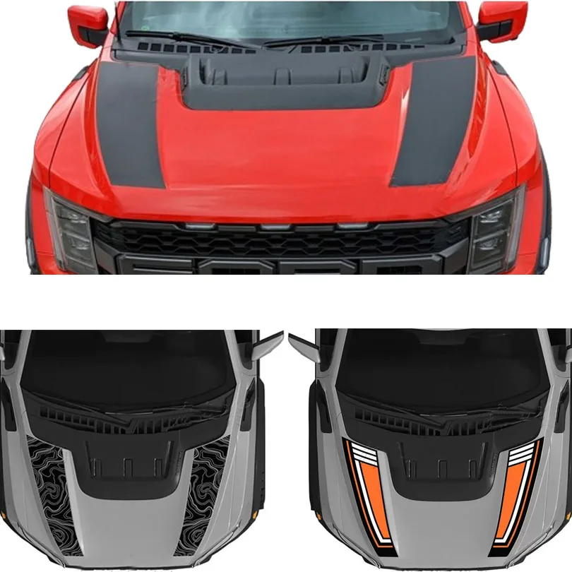 IPad 15 Ford Raptor F-150 2021-2025 Doble Capó Gráficos Vinilo