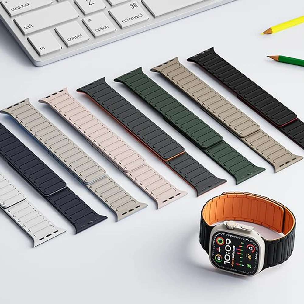 Magnetic Silicone Link Bracelet