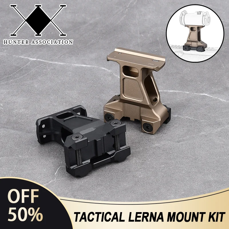 

LERNA MOUNT KIT All Metal Fast Red Dot Sight Elevated Base Mounts Wadsn Fit 20mm Rail Hunting Tactical Airsoft Scout Accessories