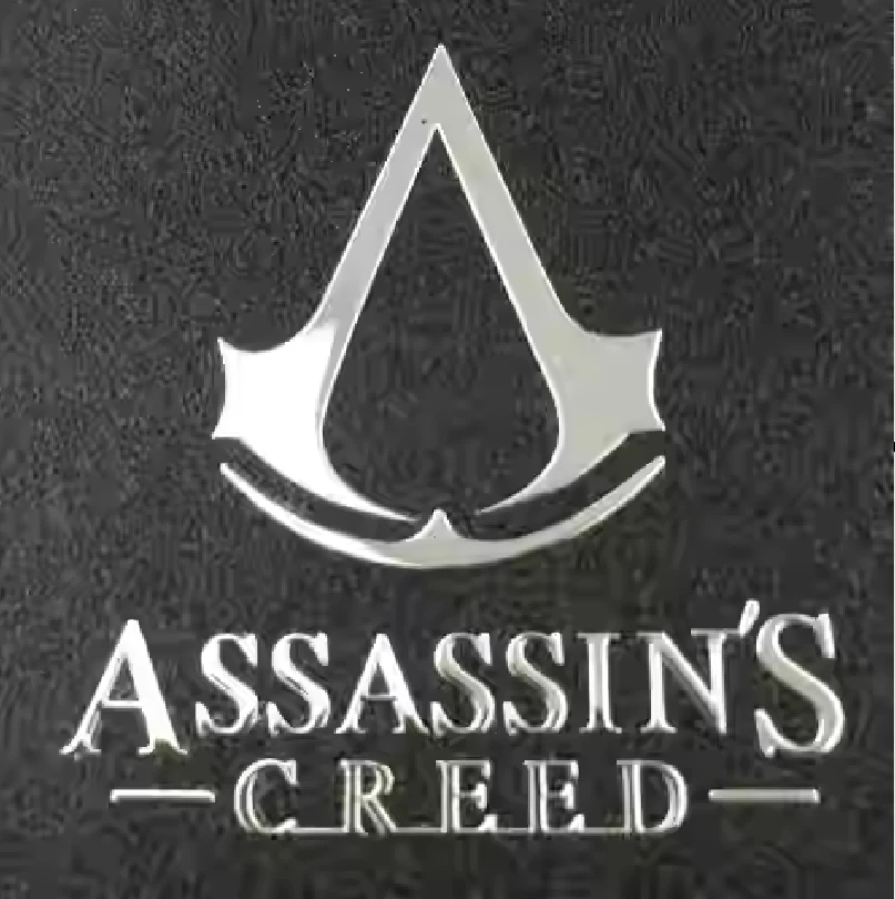 Assassin's skull Metal sticker Cell phone laptop car universal metal sticker
