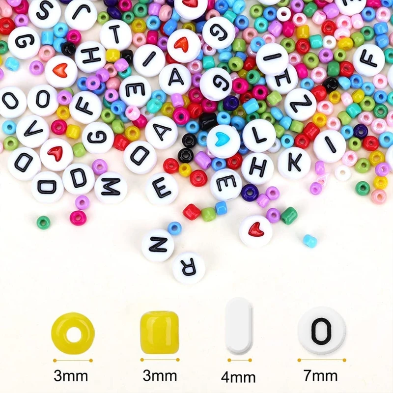 A-Z Acrylic Letter Beads DIY Bracelet Jewellery Making Accessories Drop shipping