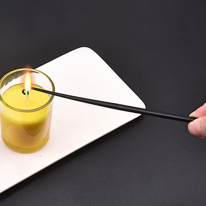 1pc Candle Extinguisher Tool Bell-shape Snuffer Wick Hook Stainless Steel Scented Candles Craft Vintage Ornament Black/Silver