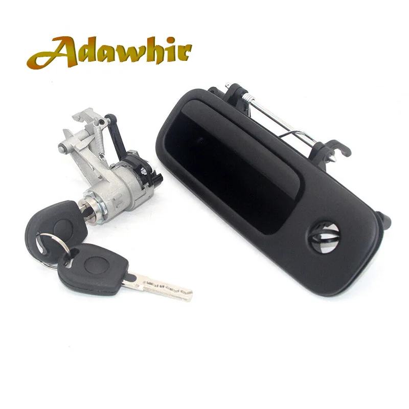 1J6827297G 1J6827565B Tailgate Rear Outer Door Handle with Lock 2 Keys for GOLF IV Lupo Seat Arosa 1997-2006 | Автомобили и