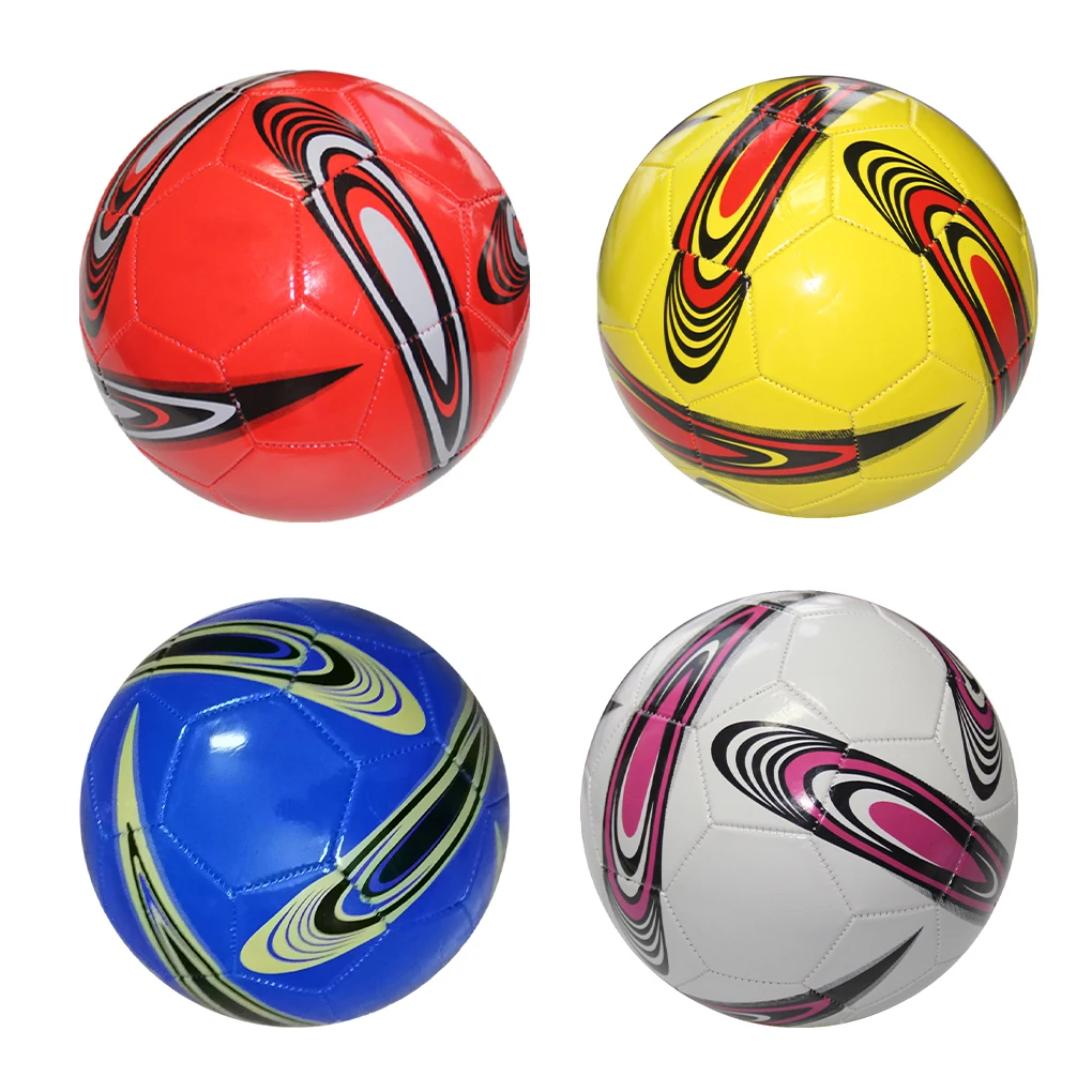 Football Ball PU Leather Machine-stitched Soccer Balls Waterproof Anti-press Club Training Size 5 Outdoor Sports Red bluetooth intelligent rope skipping machine adult fitness children sports count music electric rope skipping machine fun games