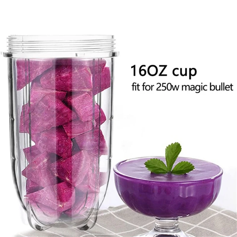 Cups For Magic-Bullet Blender Cups Jar 2pcs 16OZ 250W MB1001 Series Juicer Mixer Blender Juicer Parts