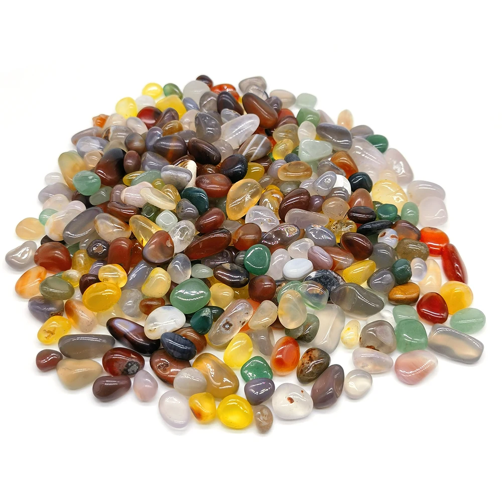 Colorful Natural Crystal Gravel for Reiki Healing and Home Decor
