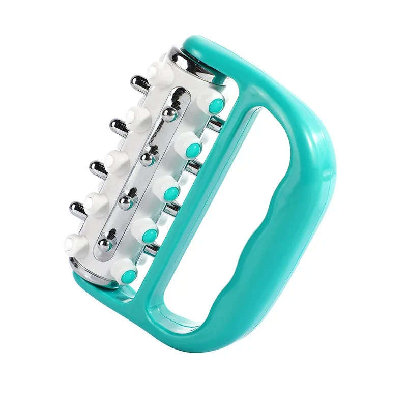 Green Handheld Massager for Facia Release and Personal Relaxation