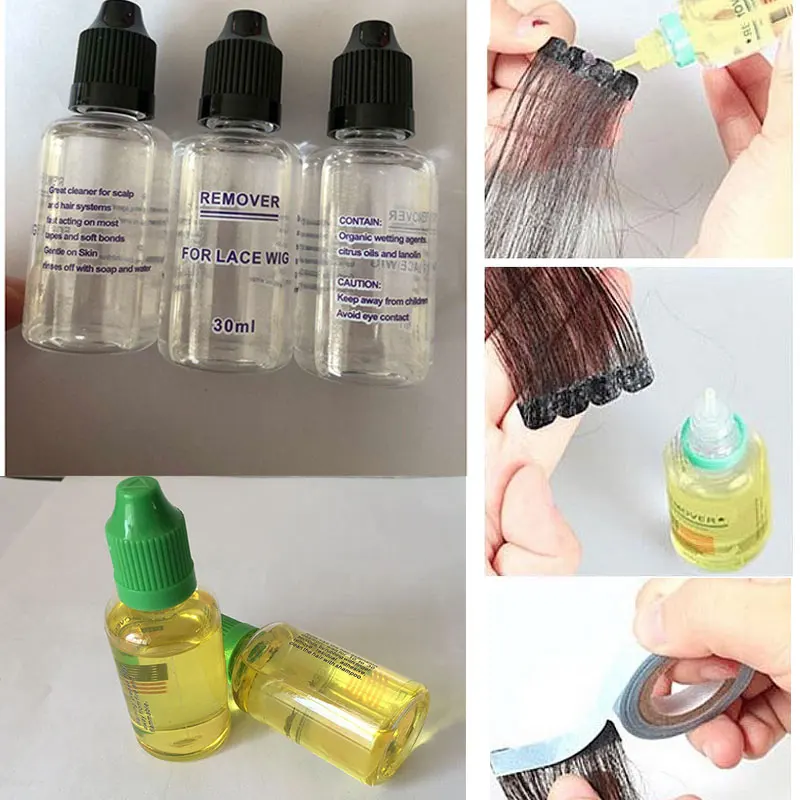 Tape Hair Remover 30ml Adhesive For Lace Wigs Toupees Professional Hair
