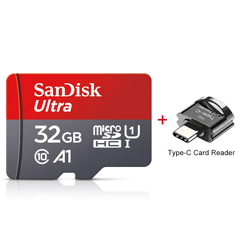 

MINI Microsd 32GB 64GB MicroTF Tarjeta SD Memory Card Class 10 Micro SD Cartao de A1 Memoria TF/SD Adapter For USB2.0 Reader