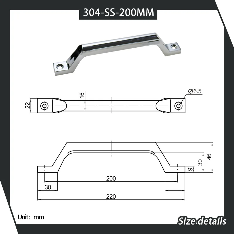 Description Picture 5 of itemPrecision Casting 304 Stainless Steel Heavy-Duty Industrial Machinery And Equipment Handle Bearing High Weight