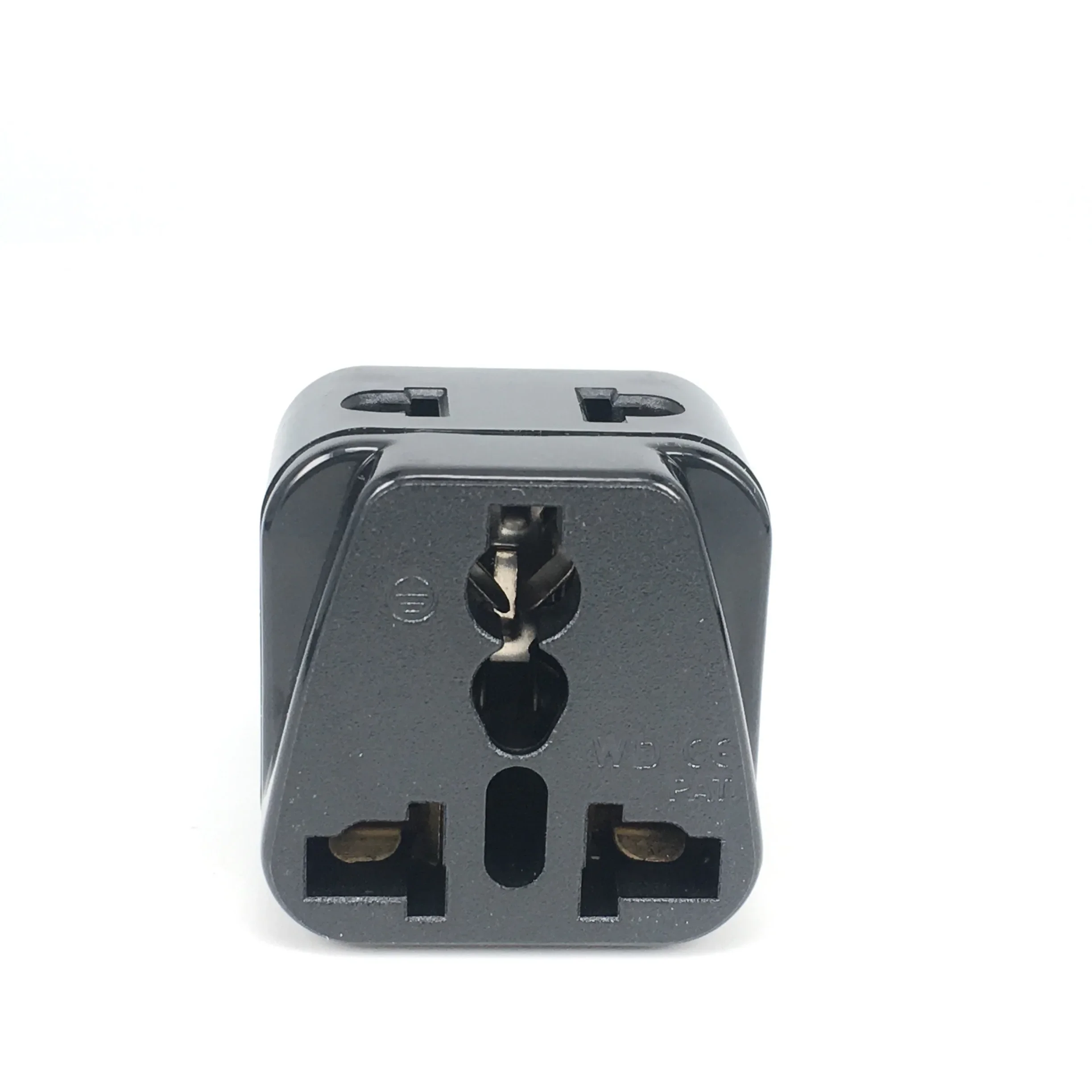 250v 10a Copper IEC320 C13 C14 Receptacle PDU UPS 2 in 1 Power Adapter Plug
