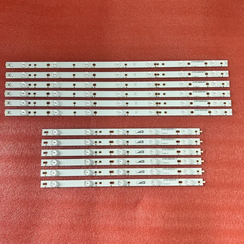 Kit 12 stücke LED bar für 50put640 0/60 50PUK6400 50PUH6400 50PUF6061 50PUH6300 500TT67 V2 500TT68 V2 CL-2K15-D2P5-500-D612-V1 R L