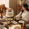 Electric Steamer Steam Pot Stew Pot  Multi-Function Steamer  Pot Appointment Time Electric Steam Box Electric Pressure Cookers 2