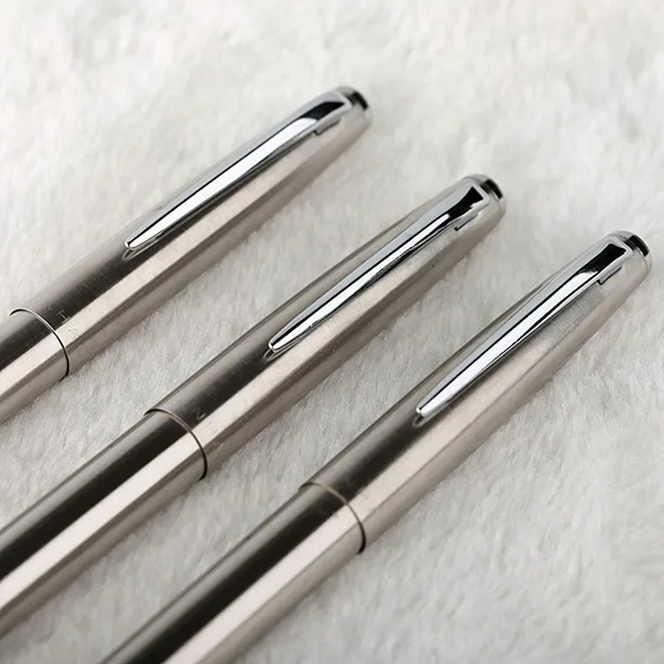 Fountain Pen Jinhao 911 Pure Silver Steel 0.38mm Extra Fine Nib
