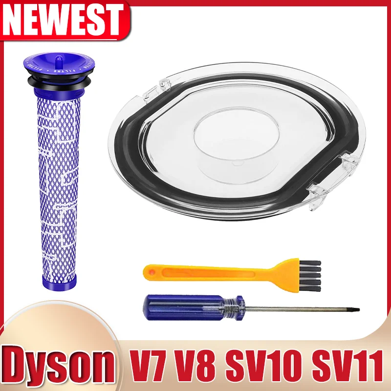 Dustbin Lid Cap with Sealing Ring for Vacuum Cleaner Replacement Dust Bucket Cover