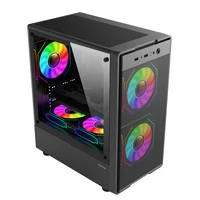The Flying PC case MATX ITX side transparent glass SFX/ATX Iron net Panel computer case