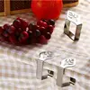 4PCS Stainless Steel Tablecloth Clips Decorative Leaf Tablecloth Clamp Holder Table Cover Clamps for Picnic BBQ Wedding Decor 3