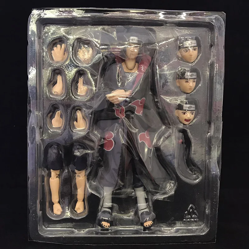 thumbnail image 1 of Figura de acción de Naruto SHF, modelo Uchiha Itachi, colección de anime, muñeco, juguetes móviles, 1 of 5