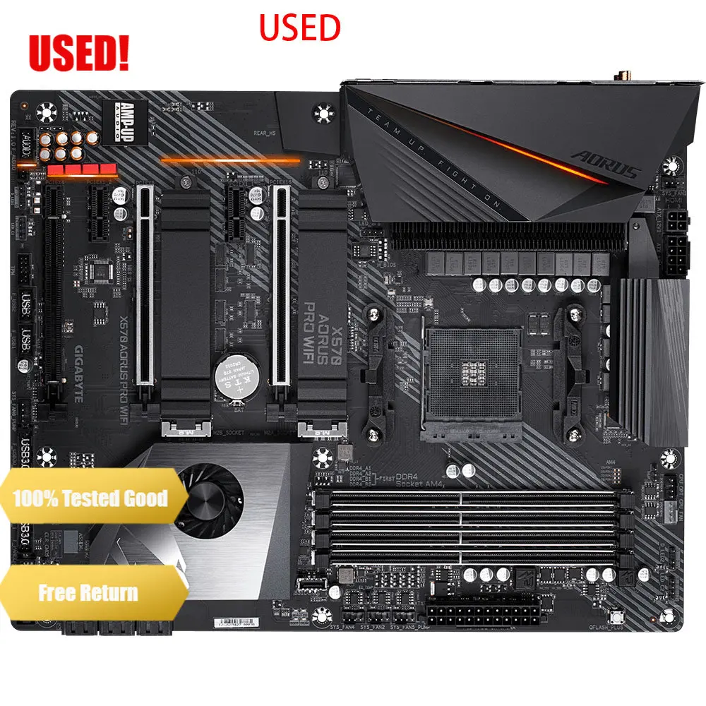 Gigabyte Ga X570 Aorus Pro Wifi Computer Usb3.0 M.2 Nvme Ssd Scheda Madre Am4 Ddr4 X570 Scheda Madre Desktop