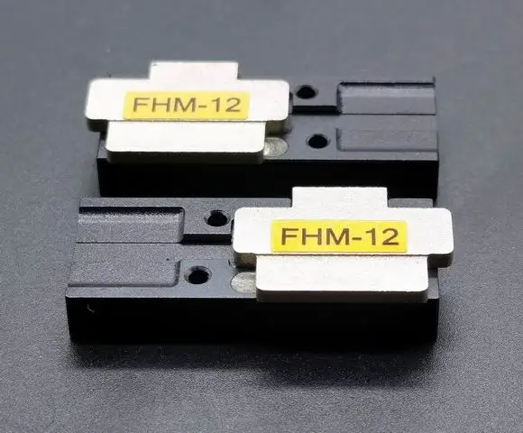 Made In China Fiber Holder FHM-12 For Ribbon Fiber Fusion Splicer T-66 T-81M T-82M T-71M 12 Core Ribbon FIber Clamp A Pair