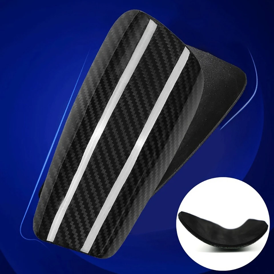 Carbon Fiber Soccer Shin Guards With Carry Case Breathable Professional Hard Shin Pad For Kidyouthadult I3716767252