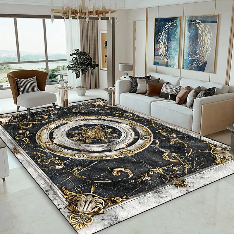 Modern Luxury Large Carpet Living Room Decoration Sofa Area Rugs Easy Clean Bedroom Lounge Rug 200x300 Non-slip Tables Mat 2