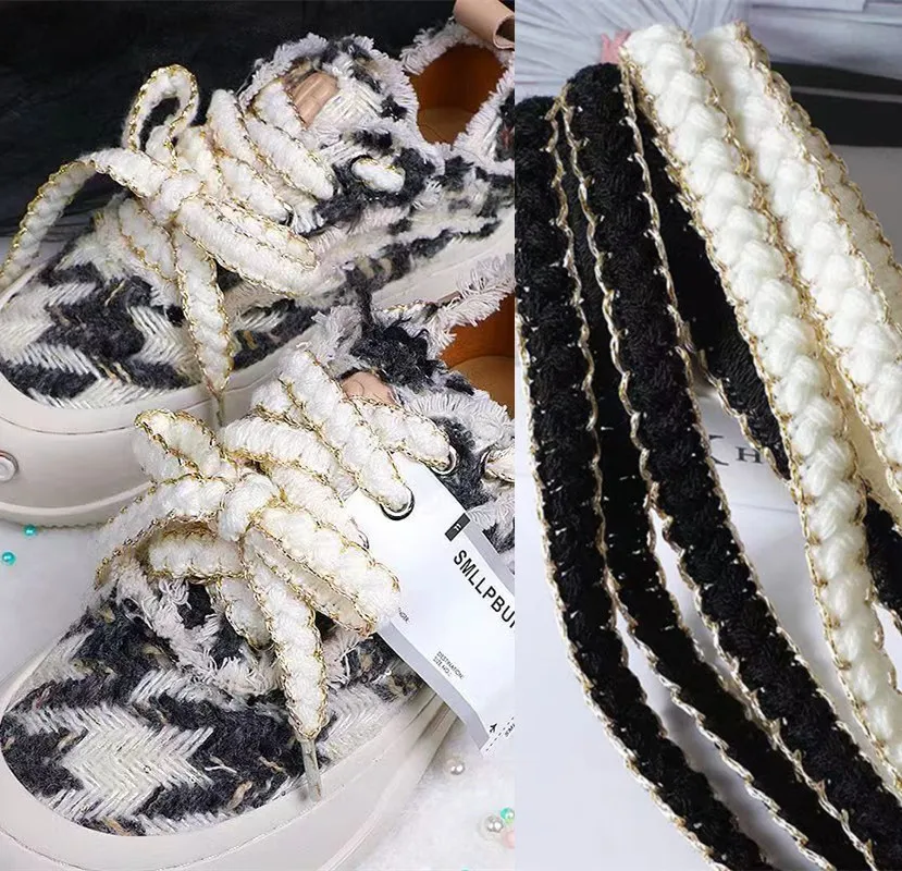 

Шнурки для баскетбола для мужчин и женщин, повседневные спортивные, с золотистыми краями, для плетения, для баскетбола