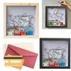 Adventure Archive Box Bank Money Box Wooden Saving Box Souvenir Travel Shadow Box Funny Travel Keepsake Souvenir Box for Friends 1