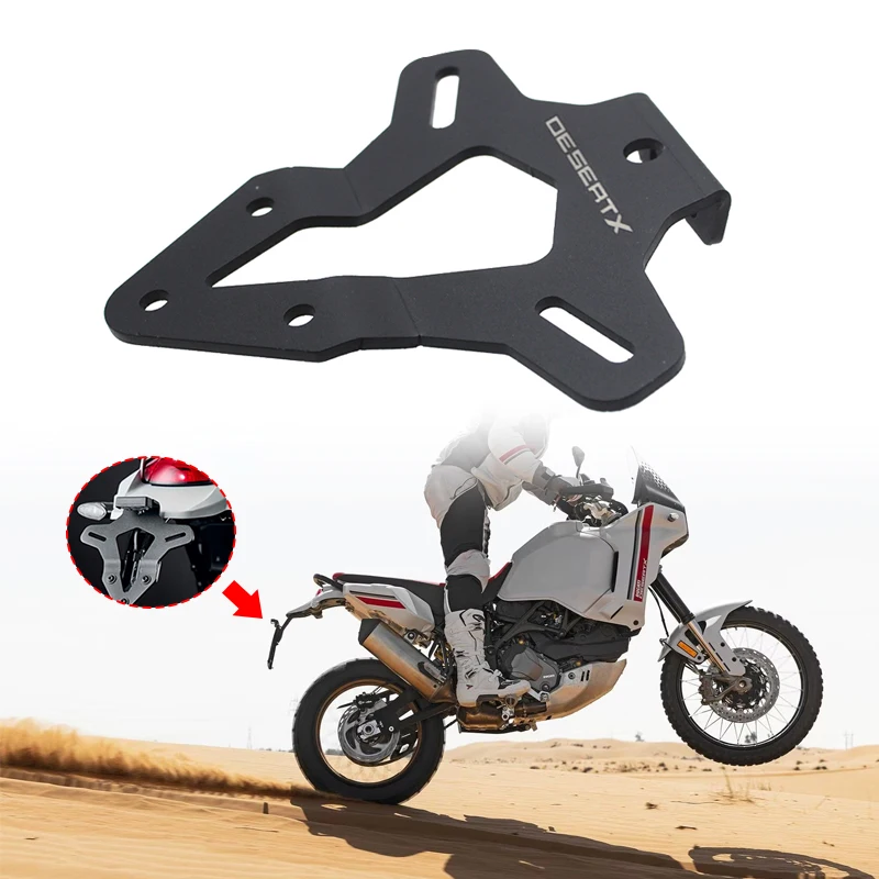 Per Ducati Desert X 2022 2023 Moto Rear End Carenatura Eliminator Supporto Targa Supporto Montaggio Desertx