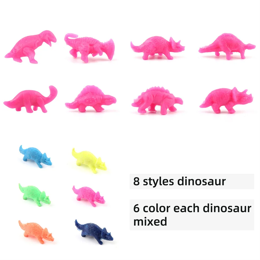 SUNPAO 12PCS EVA material soaked in water to hatch dinosaur eggs Birthday gifts for boys and girls, Easter basket fillers 2