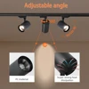 LED Track Light 220V Ceiling Spot Led 12/20/30/40W Ceiling Lamp for Living Room Kitchen Line Lighting Rail Systems Spotlight Set 4