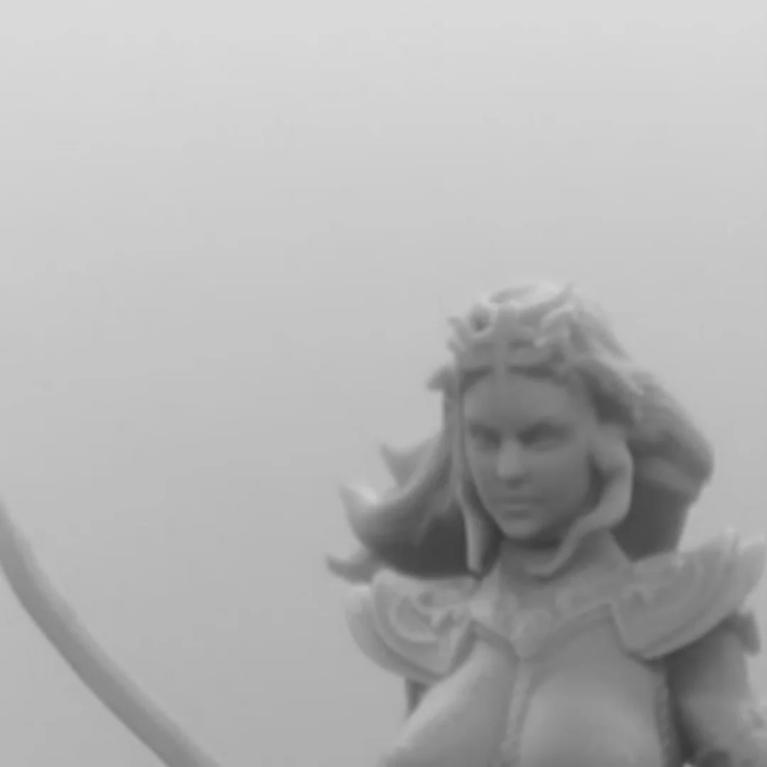 1/24 스케일 수지 그림 모델 키트 섹시한 황금색 양날 여성 전사 조립되지 않은 도색되지 않은 3D 인쇄 DIY 장난감 489