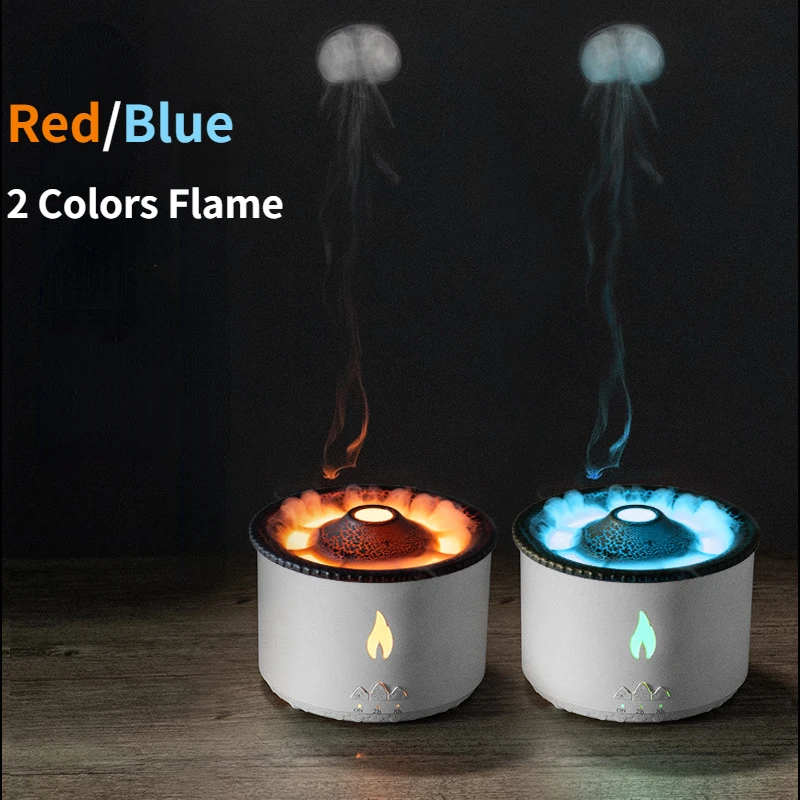 Usb Volcanic Flame Aroma Diffuser Essential Oil Usb Portable Air