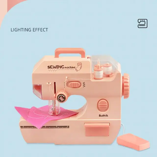 Kids Simulation Small Appliances Role Play House Game Kids Portable Sewing Machine Children Educational Interactive Toy For Gift 3