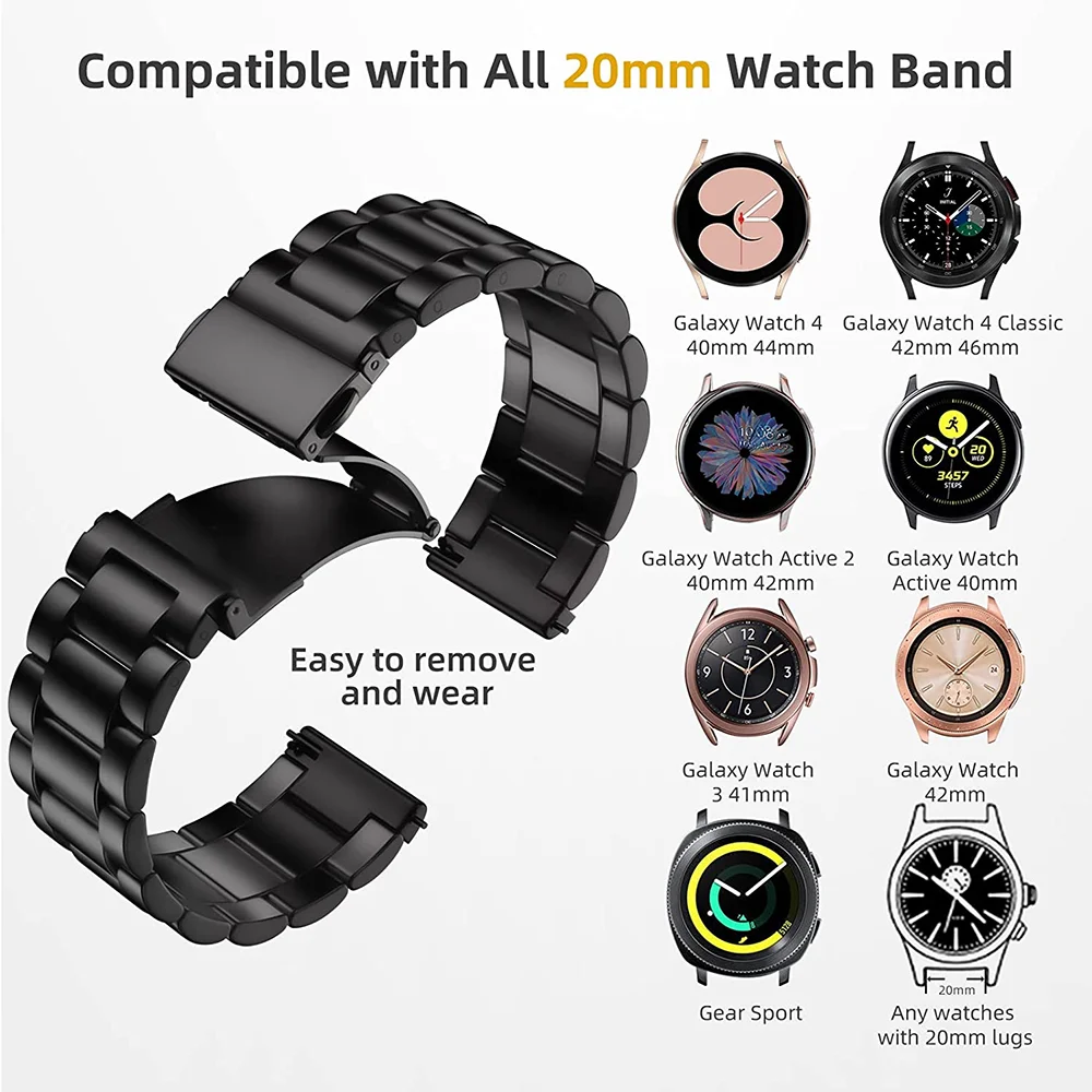 Stainless Steel Watchband Strap
