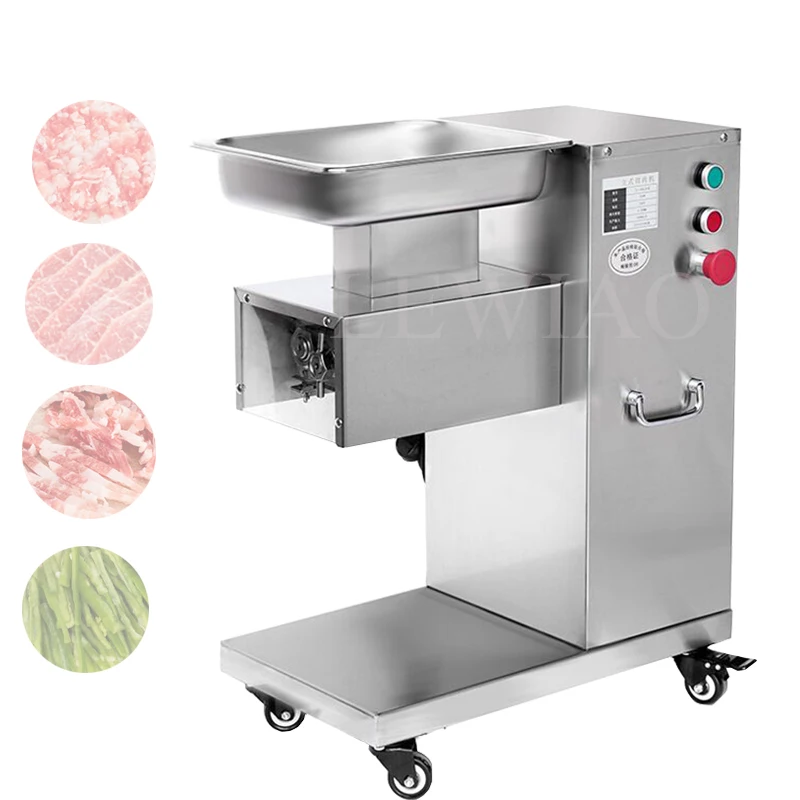 

Meat Slicer Commercial Meat Cutter Stainless Steel Meat Slicing Machine Meat Shredded Diced Machine