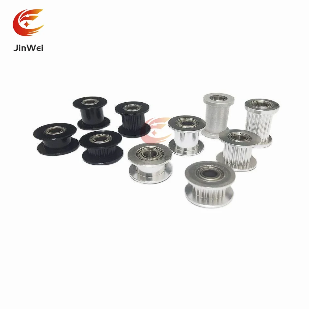 Synchronous Timing Idler Pulley GT2 2GT 16T And 20 Teeth Bore 3/4/5/6mm for 6/9/10/15mm Belt 3D Printer Accessories timing belt pulley timing pulley 3d printer accessories