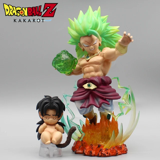 16cm Dragon Ball Z Broly Set Action Figure Dbz Super Saiyan Pvc Statue  Figurine Collection Model Doll Toy Kids Gift - AliExpress