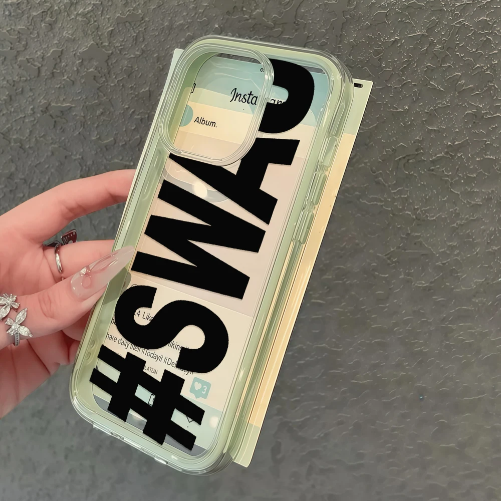Edgy Bold Text SWAG Soft Phone Case Cover