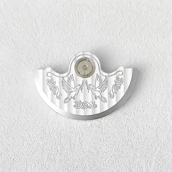 Exquisite Rose Gold Watch Movement Rotor Replacement (Silver)