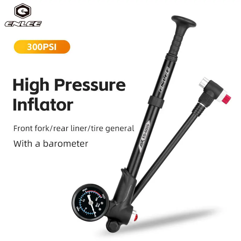 ENLEEMountainBicycleFrontForkPumpBikeInflator300PSIHigh