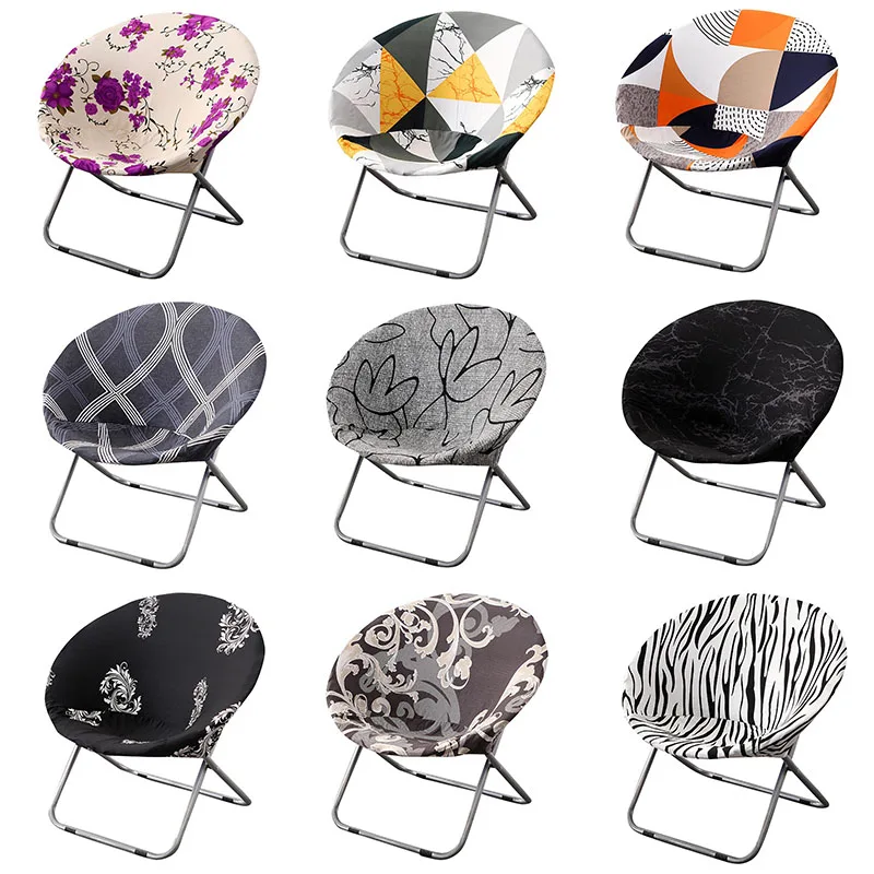 Round Saucer Chair Cover Stretch Removes Chair Covers Seat Saucer