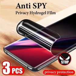 3-Pack Pellicole Protettive in Idrogel per Smartphone - Anti-Fingerprint