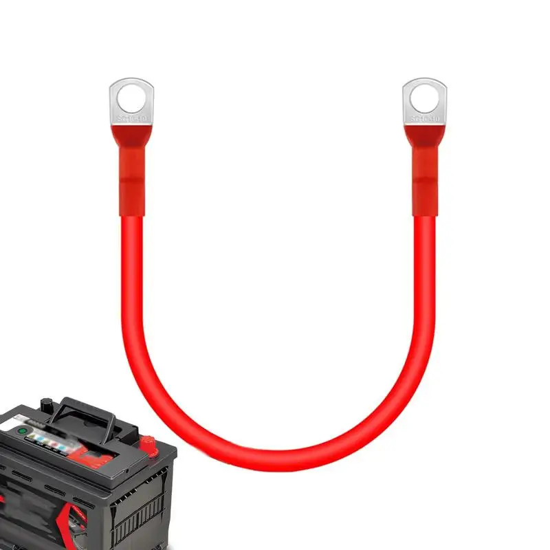 

Battery Inverter Cables 2Pcs Power Battery Cable Inverter Cable Set 5AWG Positive And Negative RV Battery Cables With Terminals