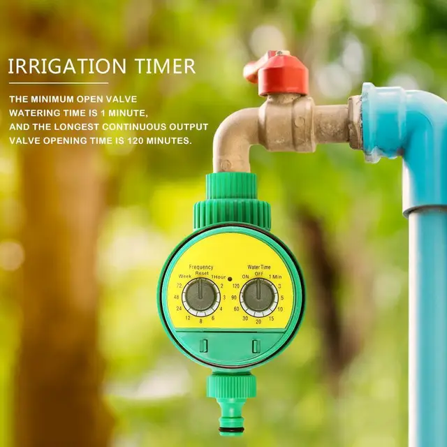 Garden Irrigation System Timer Controller Water Programs Connection for Lawn Sprinklers Automatic Sprinkler Watering Tools 2
