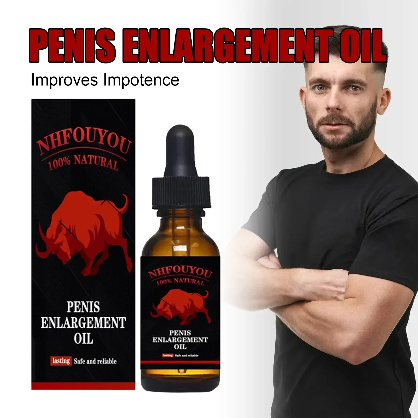 Penis Increase Thickening Essential Oils Massage Oil Penis Cream for Man 18+ Big Enlargement Gel Enlarge Dick Grow Thicker New6