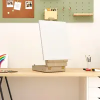 27X43X68 cm Foldable Table Easel Made of Solid Pine Wood, Lightweight and Portable Design, Quick Setup and Tear down - Ideal for Painting Classes and Creative Work on the Go 2